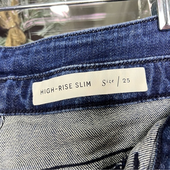 Pilcro by Anthropologie High-Rise Slim Button Fly Denim Shorts Size 25 - Picture 12 of 12